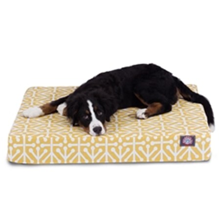 Majestic Pet Citrus Aruba Medium Orthopedic Memory Foam Rectangle Dog Bed 78899551441